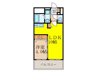 セレニテ新大阪calmeの物件間取画像